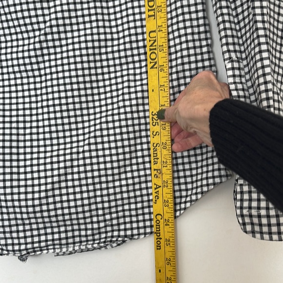 Oxford shirt button down black and white - Picture 7 of 7